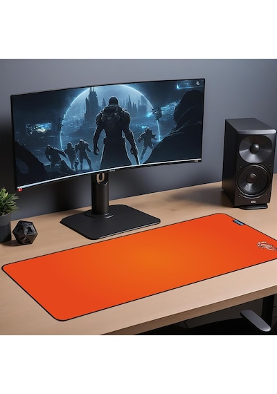 Sun Shine 80x30cm Hybrid Yüzey - 4mm Kalınlık - Özel Yüzey Altı Dikiş - Kaydırmaz Zemin Xl Premium Mousepad