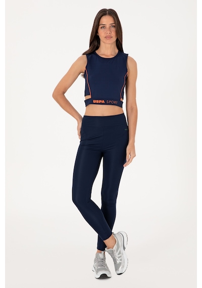 U.S. Polo Assn. Kadın Lacivert Yüksek Bel Spor Tayt 50312978-VR033 U.S. Polo Assn. Kadın Lacivert Yüksek Bel Spor Tayt 50312978-VR033