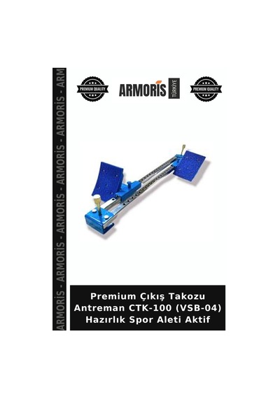 Premium Çıkış Takozu Antreman Ctk-100 Vsb-04 Hazırlık Spor Aleti Aktif Çok Renkli