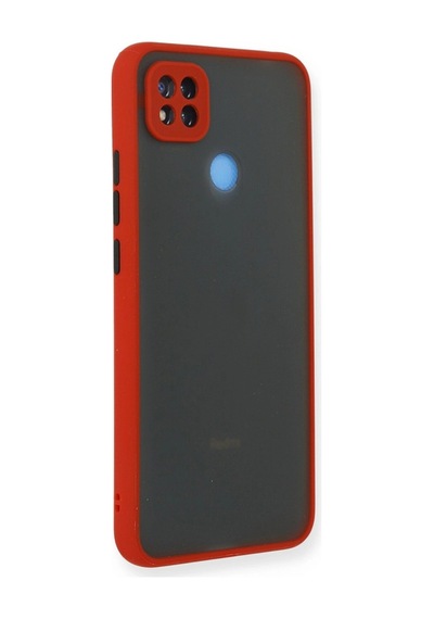Redmi 9c Kılıf Montreal Silikon Kapak - Kırmızı İtdark25977