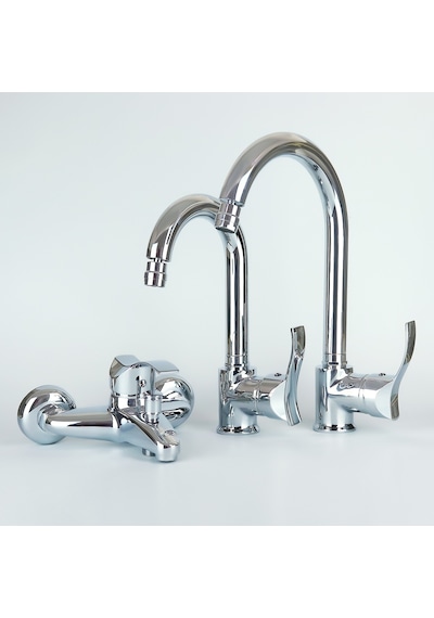 Gms Akdeniz Banyo Evye Lavabo Bataryası 3'lü