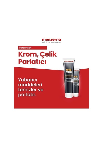 Menzerna Metal Polish Metal Krom, Çelik Parlatıcı 125 Gr