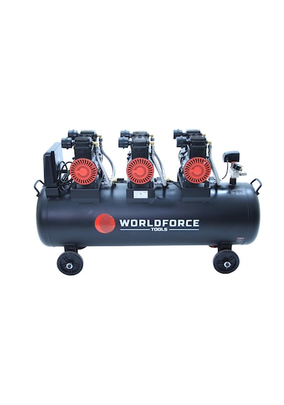 Worldforce 200 L 8 Bar Sessiz Ve Yağsız Hava Kompresörü 6 Piston