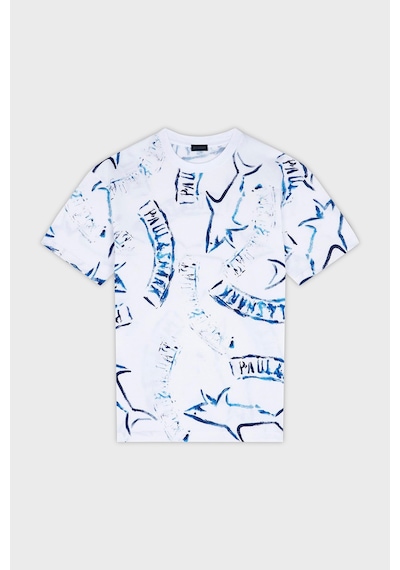 Paul & Shark Erkek T Shirt 24411103 010 Beyaz Beyaz