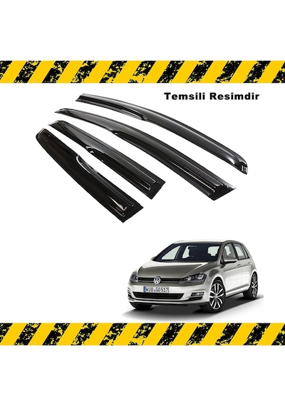 Vw Golf 7 Mügen Cam Rüzgarlığı Hb 2013 Sonrası 4 Lü Set N11.975