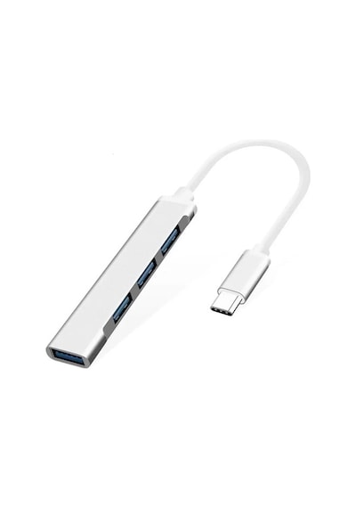 Type-C To Usb Hub 4 Port Çoklayıcı Apple Uyumlu MacBook Ile Çoğaltıcı