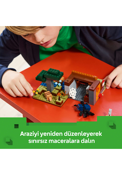 LEGO® Minecraft® Armadillo Maden Keşfi 21269 - 8 Yaş ve Üzeri Macera Oyunları Seven Çocuklar için Yaratıcı Oyuncak Yapım Seti (247 Parça)