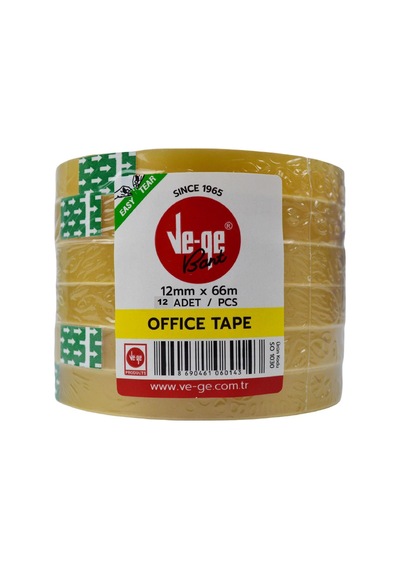 Vege Selefon Bant Eco 12 MM x 66 M 12 Adet