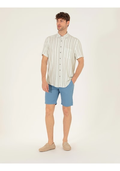 Pierre Cardin Erkek Koyu Mavi Şort / Bermuda 50264863-vr032 Koyu Mavi
