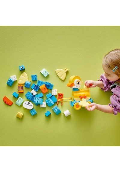 LEGO® DUPLO® Kasabası 3’ü 1 Arada Tekerlekli Hayvanlar 10448 - 2 Yaş ve Üzeri Çocuklar için Eğitici Oyuncak Yapım Seti (58 Parça)