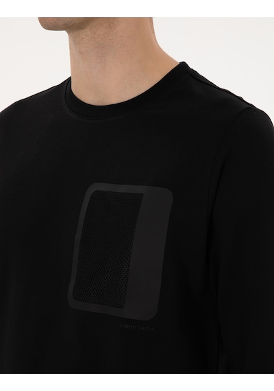 Pierre Cardin Erkek Siyah Sweatshirt 50317658-vr046 Siyah