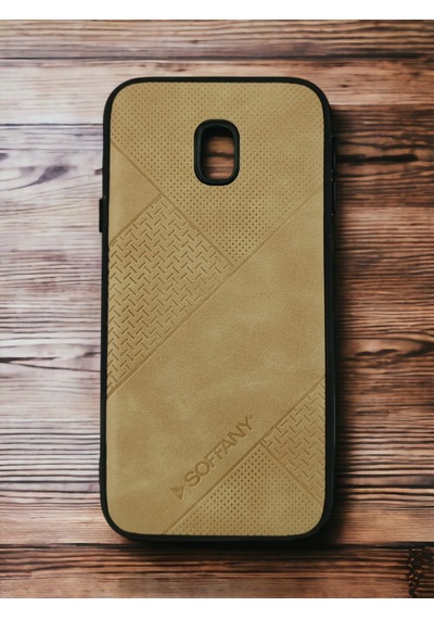 Galaxy Uyumlu J3 Pro J330 Deri Desen Prizma Kılıf