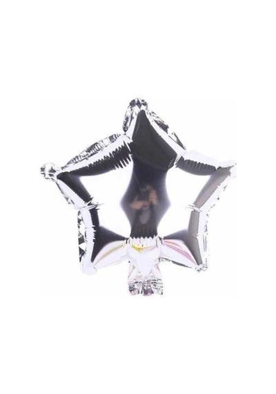 Gümüş Renkli Yıldız Folyo Balon 45 Cm A