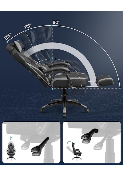 Ayrex Yönetici Ofis Koltuğu, Ergonomik, Siyah, Gri Obg77bg Genel