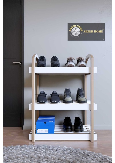 Abzer Home Ayakkabılık Beyaz