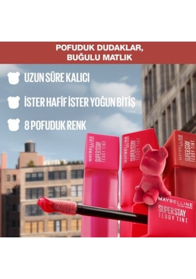Uzun Süre Kalıcı Likit Mat Tint, 25 Baby Rengi İle 00