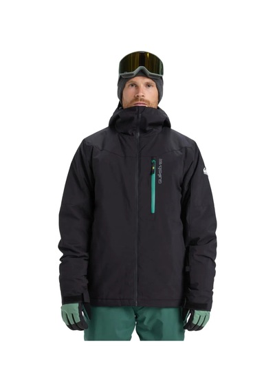 Quiksilver Quıksılver Tıtano Jk Erkek Anthracite - Solid Snowboard Ceketi Eqytj03513-11793 Siyah
