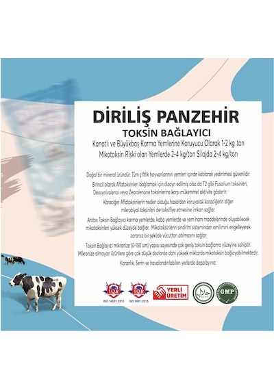 Diriliş Megapanzehir 25 Kg Yem Katkı Toksin Bağlayıcı