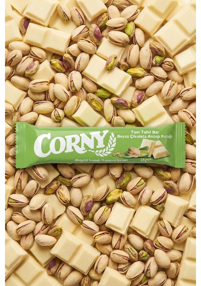 Corny Tam Tahıl Bar Beyaz Çikolata Antep Fıstığı X 12 Adet
