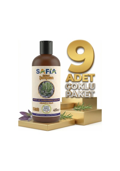 Safia Zayıf Ve Kırılgan Saçlar İçin Şampuan 9x400 Ml