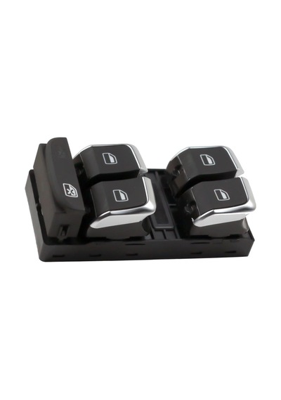 Audi A5 Sol Ön Dörtlü Cam Açma Düğmesi Anahtarı 2008-2012 krom