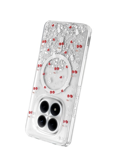 Redmi Note 15 Pro 5g Kılıf Kamera Korumalı Magsafe Özellikli Simli Şık Misk Kapak Desen 5