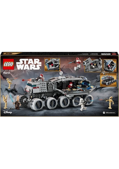 LEGO® Star Wars: Klon Savaşları Cumhuriyet Juggernaut 75413 - 9 Yaş ve Üzeri Çocuklar için Yaratıcı Oyuncak Yapım Seti (813 Parça)