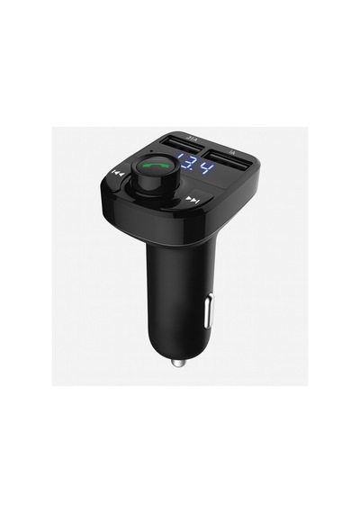 X8a Fm Transmitter Bluetooth Araç Çakmaklık Çift Usb Şarj Cihazı - 800250647