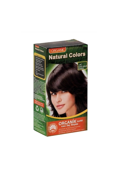 Natural Colors Koyu Küllü Kumral Organik Saç Boyası No:6c 8681085503130