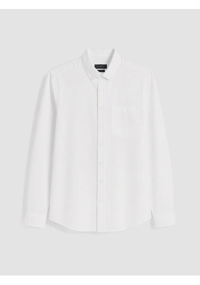 LC Waikiki Southblue Beyaz Regular Fit Oxford Erkek Gömlek Ecru