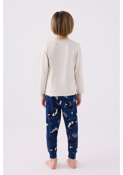 Rolypoly Erkek Çocuk Mavi Pijama Takımı 5274-45604 Mavi