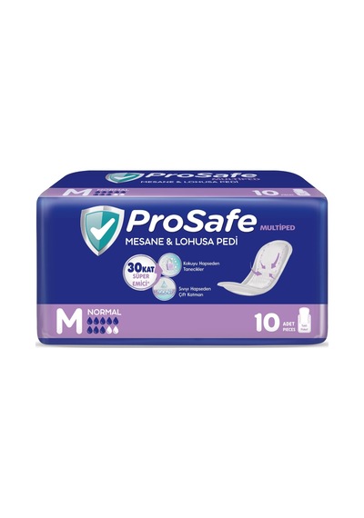 Prosafe Mesane & Lohusa Pedi M-orta Normal İç Adet 10 Tekli Pk