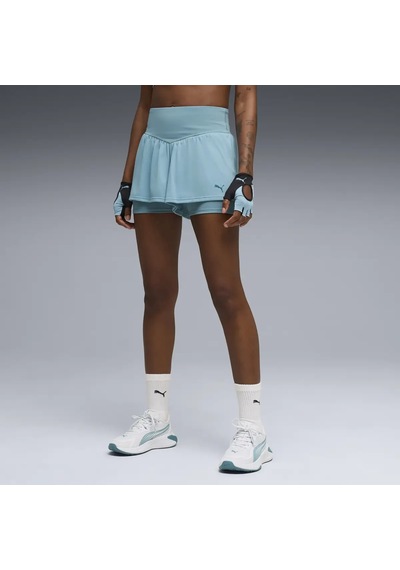 Puma W Puma Shape 2:1 Flowy Short - 3" Baltic Kadın Yeşil Şort