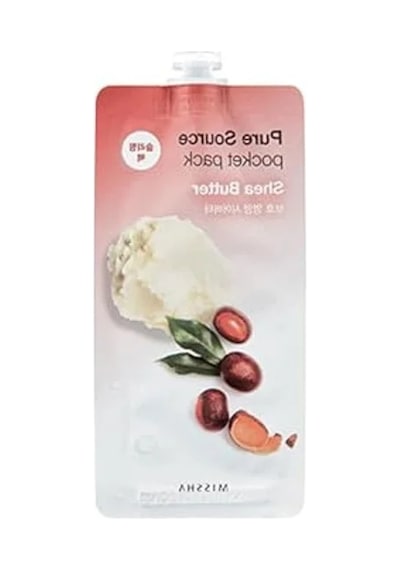Mıssha Besleyici Shea Yağı Uyku Maskesi Pure Source Pocket Pack Shea Butter