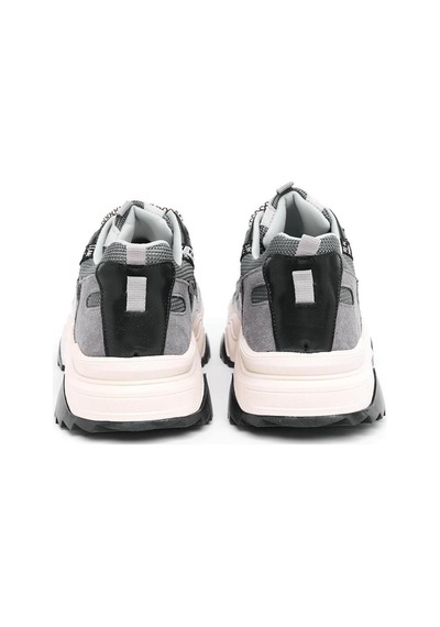 Derinet Comfort Taban Kadın Sneaker Buz Siyah Leopar Buz Siyah Leopar