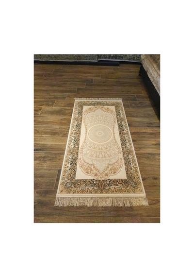 Woven Classıc 02c Krem-yeşil Halı Çok Renkli