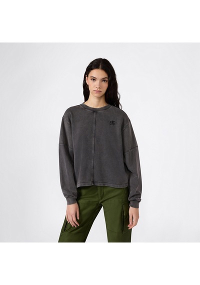 Champion Crewneck Regular Fit Kadın Gri Sweatshirt 118480 2800153