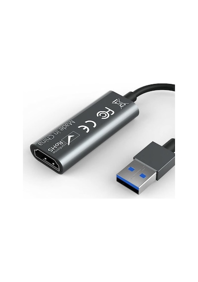4k Usb 3.0 Video Capture Görüntü Yakalama Adaptörü Usb 4k 1080p Akış Öğretim Video Konferans Ve