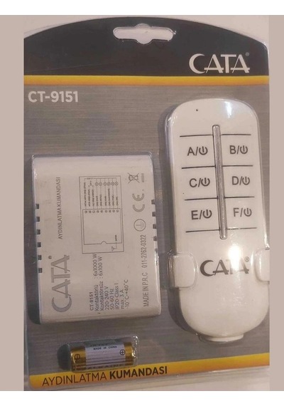 Cata Avize Kumandası 6 Çıkışlı