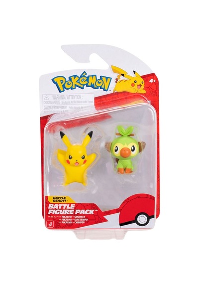 Pokemon Battle 2'li Figür Seti Pkw4075 - Pikachu Ve Grookey Diğer
