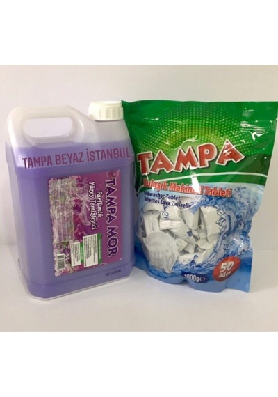 Tampa Mor Yüzey Temizleyici 5Lt & Bulaşık Makinesi Tableti