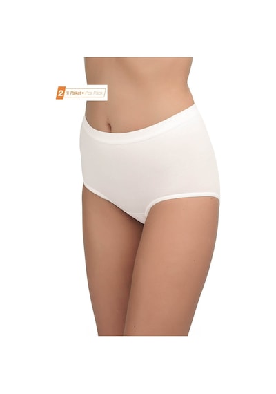 Blackspade 1307 Kadın 2'li Paket Pamuklu Yüksek Bel Slip Külot - Krem Blackspade 1307 Kadın 2'li Paket Pamuklu Yüksek Bel Slip Külot - Krem
