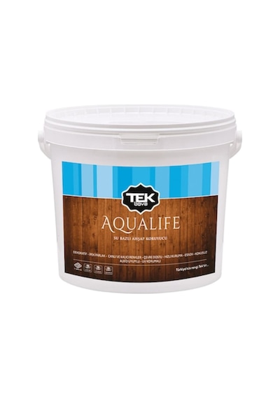 Tek Boya Aqualıfe Su Bazlı Ahşap Koruyucu Sarı Çam 2,5Lt