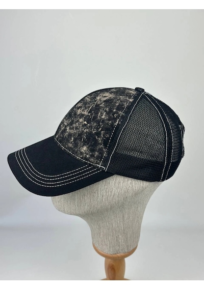 Karnas Şapka Retro Yıpratmalı Trucker Şapka File Arka Panel, Rahat Ve Nefes Alabilir Renkli