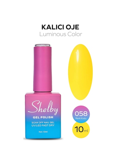 Shelby 10 Ml. A058 Lumınous Parlak Kalıcı Oje