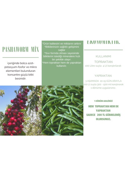 Pashaworm Mix 1lt 1 Lt