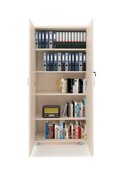 Modüler Dünyası Tam Kapak Kitaplık Dosya Dolabı Akça - 80X38X188 Akçaağaç
