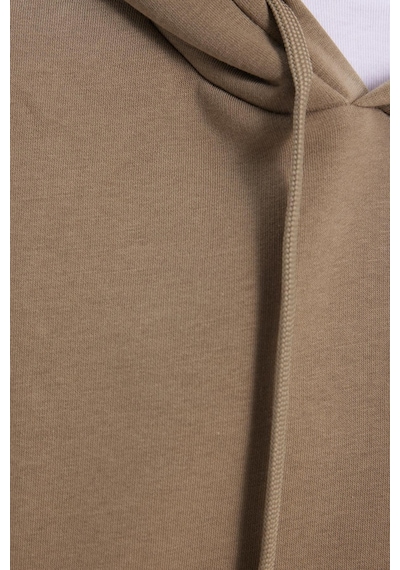 Tudors Kadın Oversize Geniş Kesim Pamuklu Yumuşak Dokulu İçi Polarlı Basic Yeşil Kapüşonlu Sweatshirt-42084 Yeşil2 Tudors Kadın Oversize Geniş Kesim Pamuklu Yumuşak Dokulu İçi Polarlı Basic Yeşil Kapüşonlu Sweatshirt-42084 Yeşil2