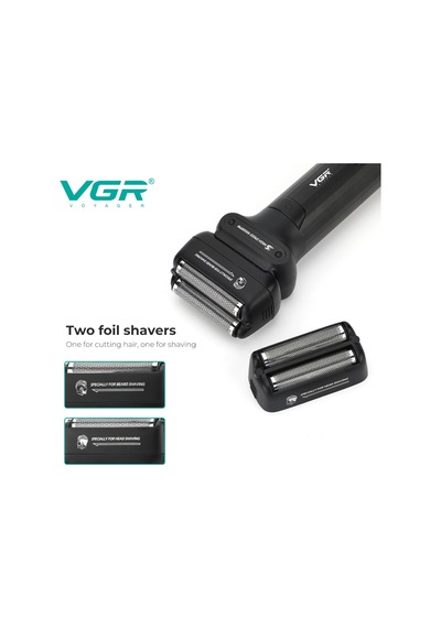 Vgr V-368 Profesyonel Yaprak Tıraş Makinesi - Afa Lisanslı, 9000 Rpm Yüksek Hız Ve Islak/kuru