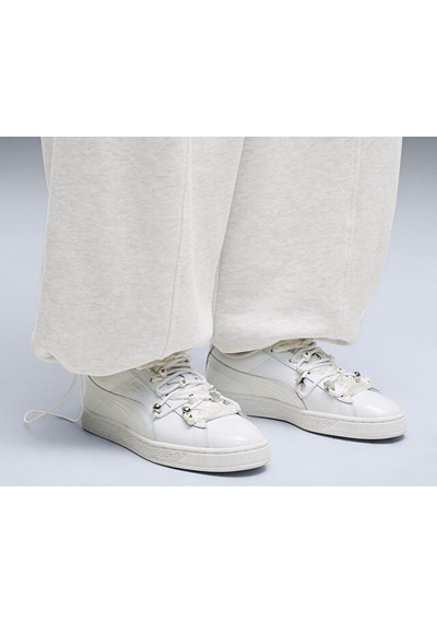Puma Suede Bloom Patent Wns Kadın Günlük Ayakkabı 40900101 Beyaz